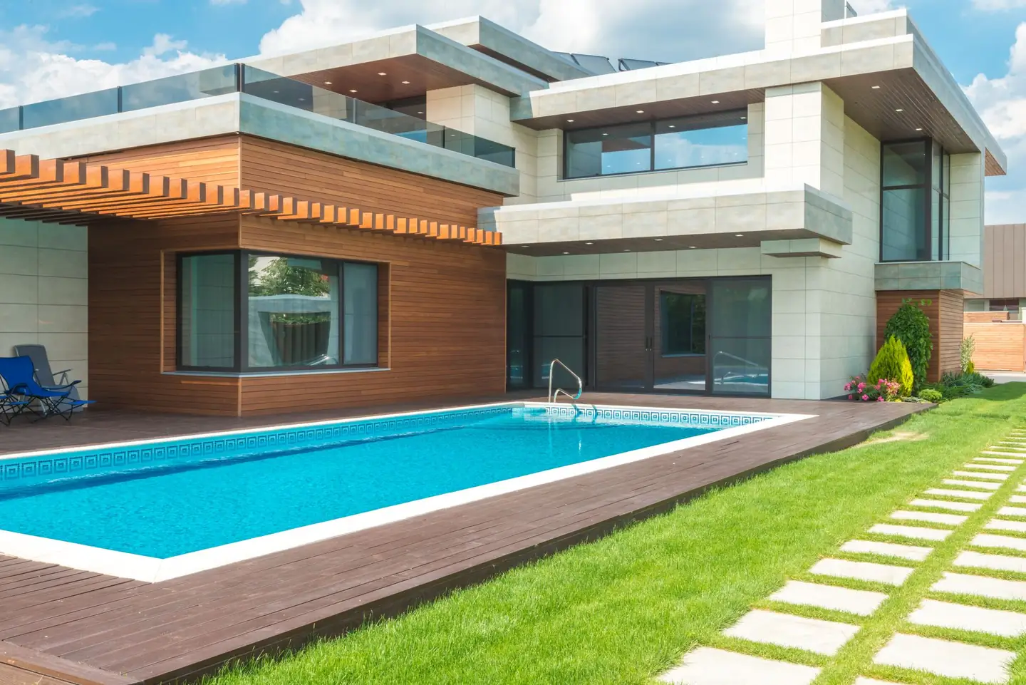 Swimming pool built in Balmoral Village, NSW
